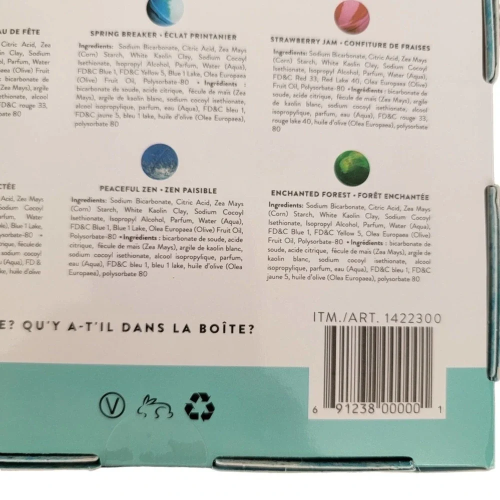 🛑 2 / $40 Sale! Naturally Vain Handmade Natural Bathbombs 9 count NWT